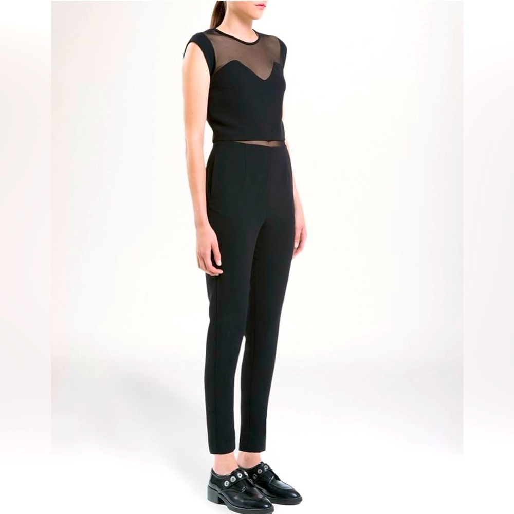 Sandro Pessy Black Jumpsuit